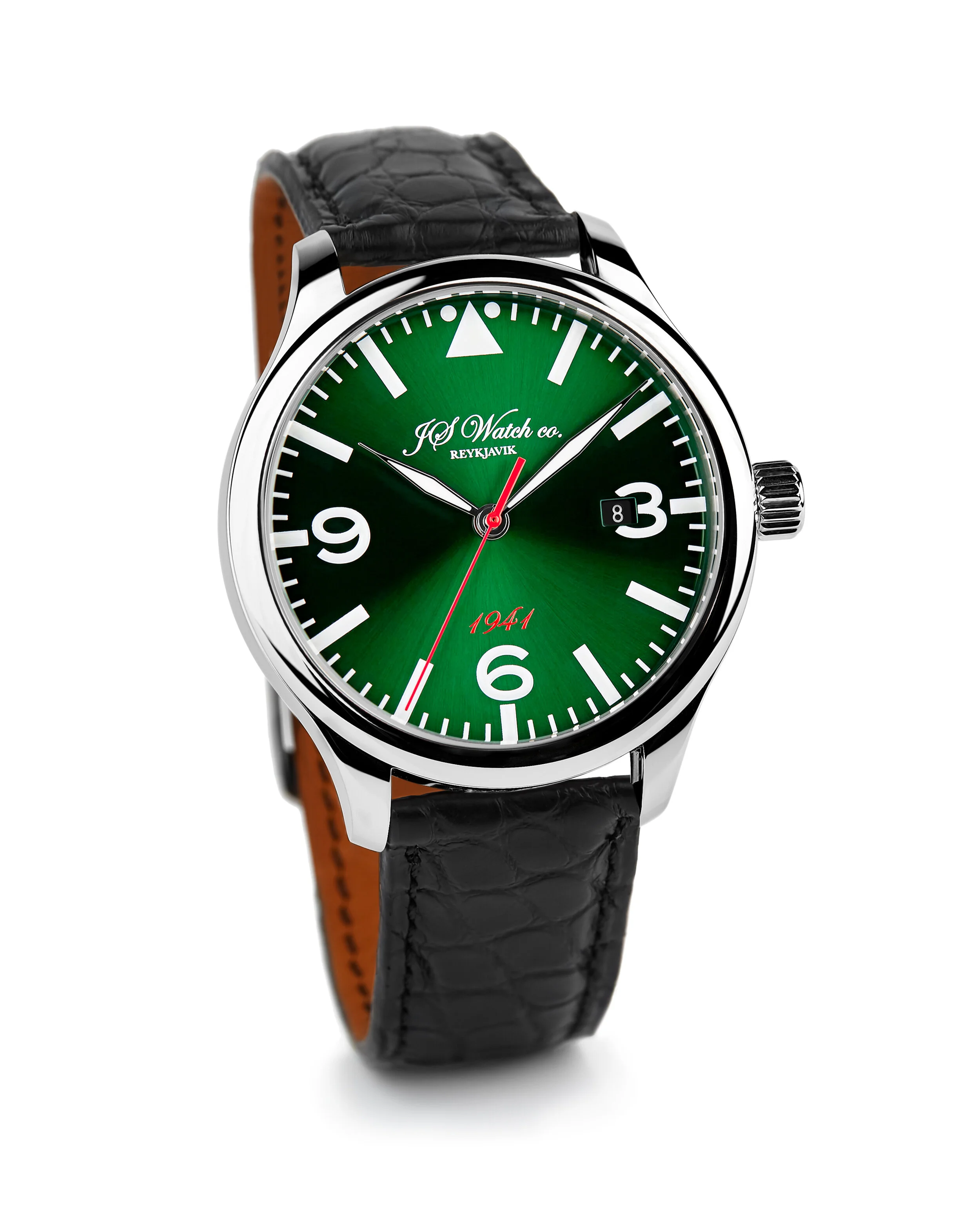 JS Watch Company Reykjavik — Frisland 1941 Green